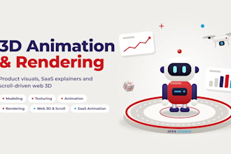 create cgi 3d product animation video for ads, amazon and ecommerce