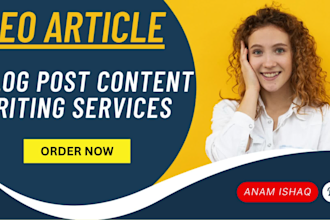 do article rewriting and will be your SEO blog post writer