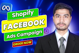 setup shopify facebook ads campaign, meta ads manager, instagram ads, marketing