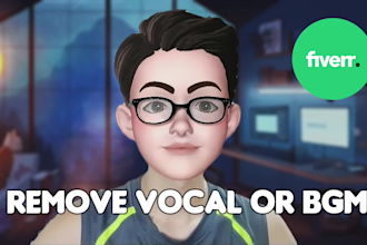 remove vocals and instrumental or bgm from audio or video
