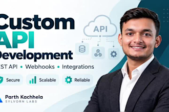do custom api development and integrate api to your system