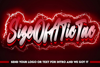do professional logo animation or intro video