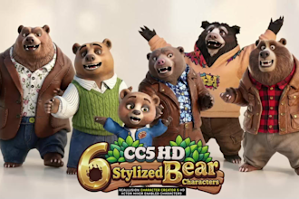 create custom iclone,cc4,cc5 3d character, official reallusion character creator
