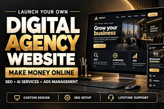 a digital agency and digital marketing website for passive income