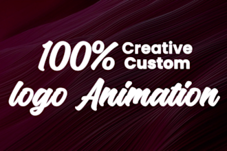 create a professional logo animation and motion graphics