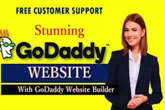 design, redesign godaddy website for your business