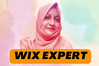 design responsive wix website, redesign wix website, create wix website