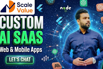 build an enterprise ai saas web and mobile app that generates revenue