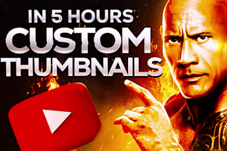 create a clickable and eye ctaching youtube thumbnail