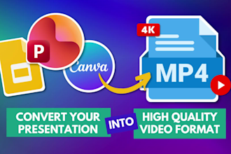 convert your powerpoint presentation into a video with synchronized voice over