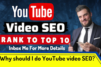 do youtube video SEO title, description, tag optimizing for channel ranking