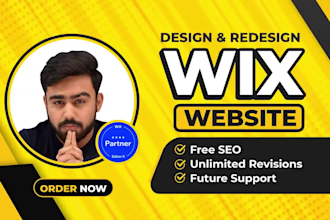 develop wix website, or design or redesign wix website for your business