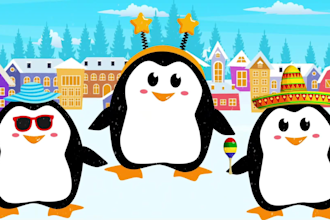 create 2d animation for kids and nursery rhymes