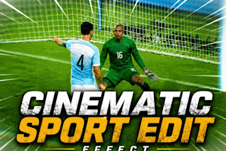 edit cinematic sports hype video editing, promo, event recap, brand ad videos