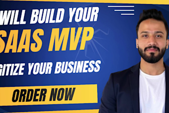 build full stack saas mvp using laravel for your business