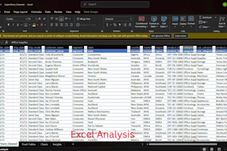 create an excel dashboard with pivot tables and data insights