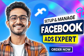 setup and manage facebook ads, conversion with fb pixel and meta ads campaign