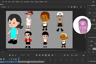create engaging 2d cartoon animation video