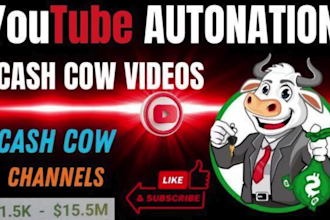 create quality finance video cash cow video for youtube