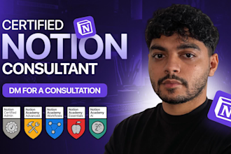 build custom automated notion workflow for your business