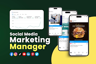 be your professional  social media  marketing manager