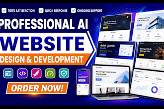 create ai website,ai landing page design or redesign with ai