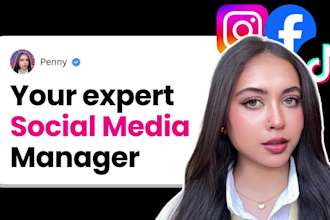 be your social media marketing manager and content creator