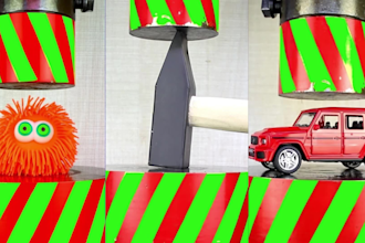 create hydraulic press videos for tiktok, instagram reels, and youtube shorts