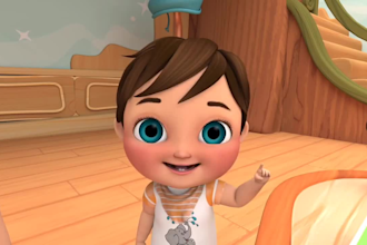 do 3d kids animation video  children nursery rhymes 3d kids cartoon animation