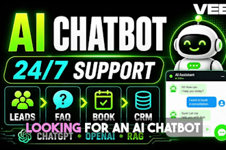 build ai chatbot with chatgpt, openai, rag, CRM automation
