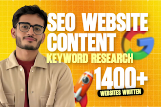 write engaging SEO website content or website copy