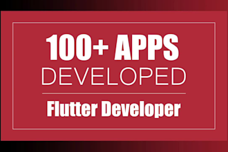 I will be your flutter developer for mobile app development