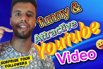 edit your vod for a funny and attractive youtube video with a good price