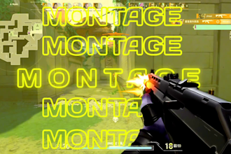 make apex legends, valorant, warzone  montages with story