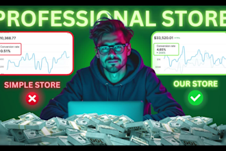 build, design a shopify store website, shopify dropshipping store
