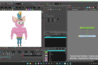 be creating a simple 2d rig of your characters