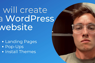 do a wordpress website