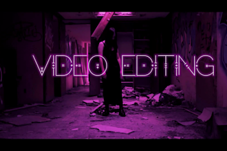 do professional video editing