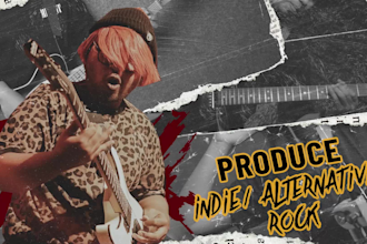 produce rock, alternative, indie rock music for your song