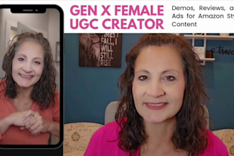 create a ugc video for your amazon listing and put on my storefront