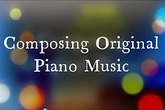 compose original piano music for your project
