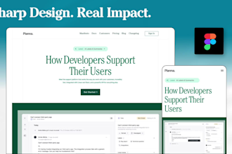 design figma UI UX for websites, landing pages, and mobile apps