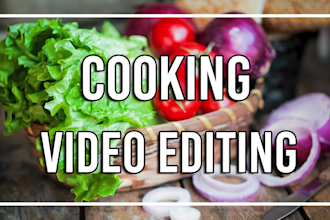 edit your cooking video for youtube