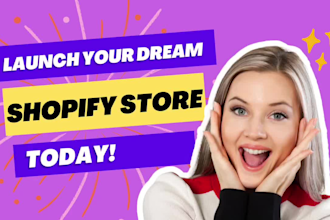 launch your small business online with a stunning shopify store