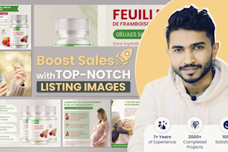 do amazon product photo editing and infographic design for your listing images