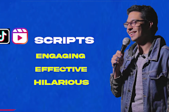 write funny content for tiktok and instagram reels
