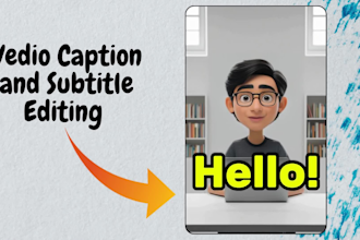 edit subtitles and captions for short videos