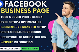 create, setup and manage facebook business page, fan page, social media accounts