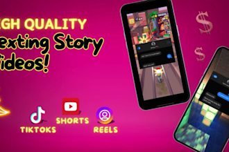 create viral text message story video for tiktok creator rewards