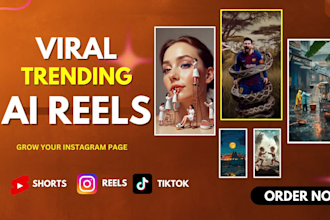 give trending ai reels for instagram, viral ai reels